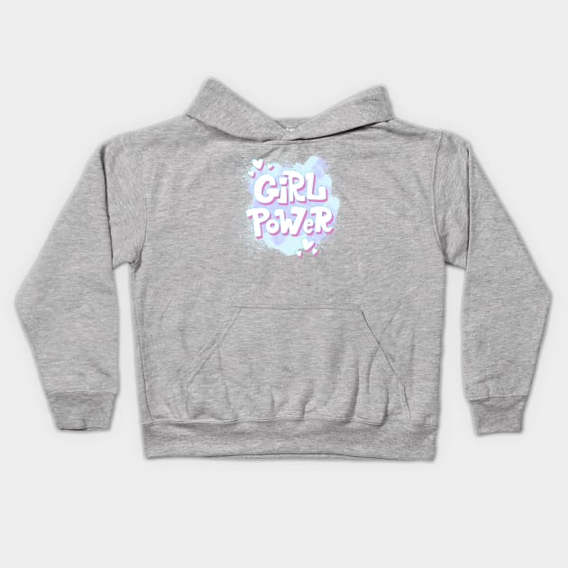 Girl power Kids Hoodie by Mashmuh